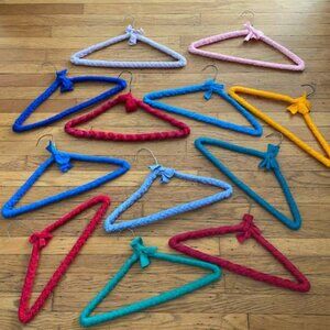 12 Handmade Quilted Clothes Hangers